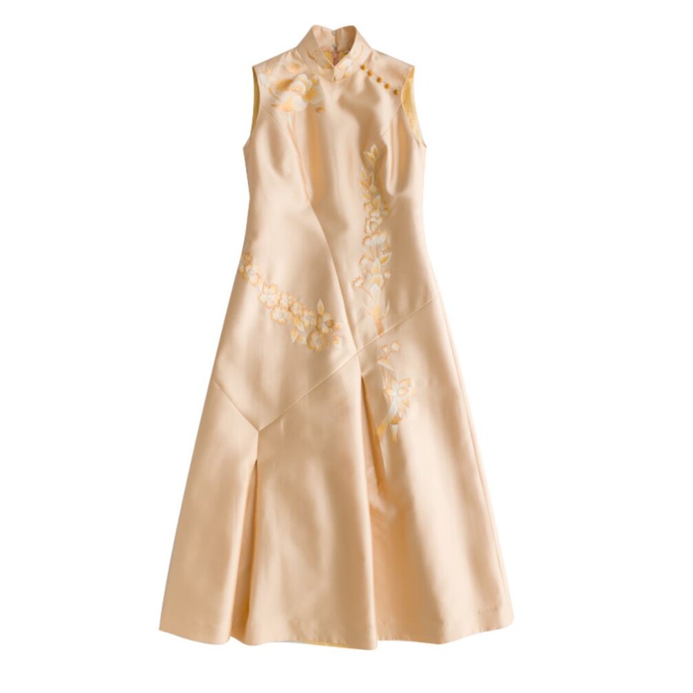 Town Store Baby AO011 Embroidered Chinese Retro Dress Women s Embroidered Dress Annual Meeting Women s Spring and Autumn Festival image 4