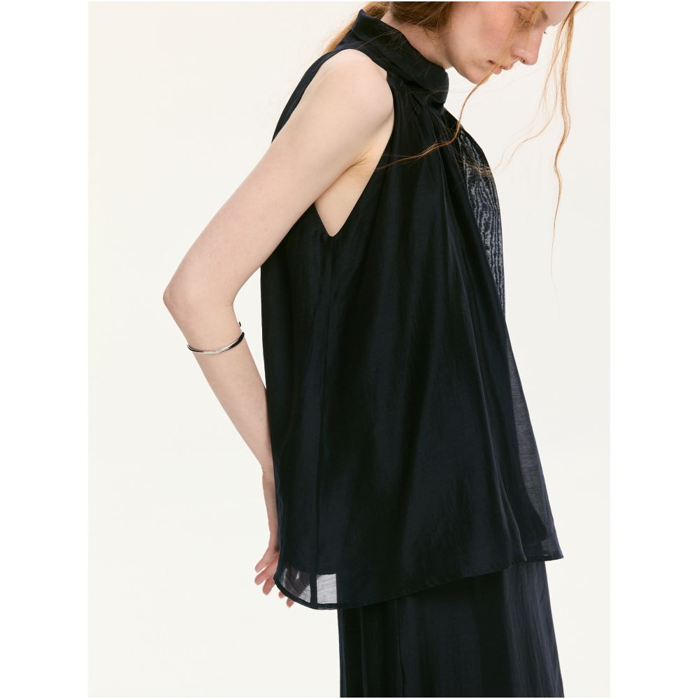 Avanehood Huailan Tencel Two Piece Set 2026 Summer Linen Off Shoulder Top and Straight Skirt for Women image 2
