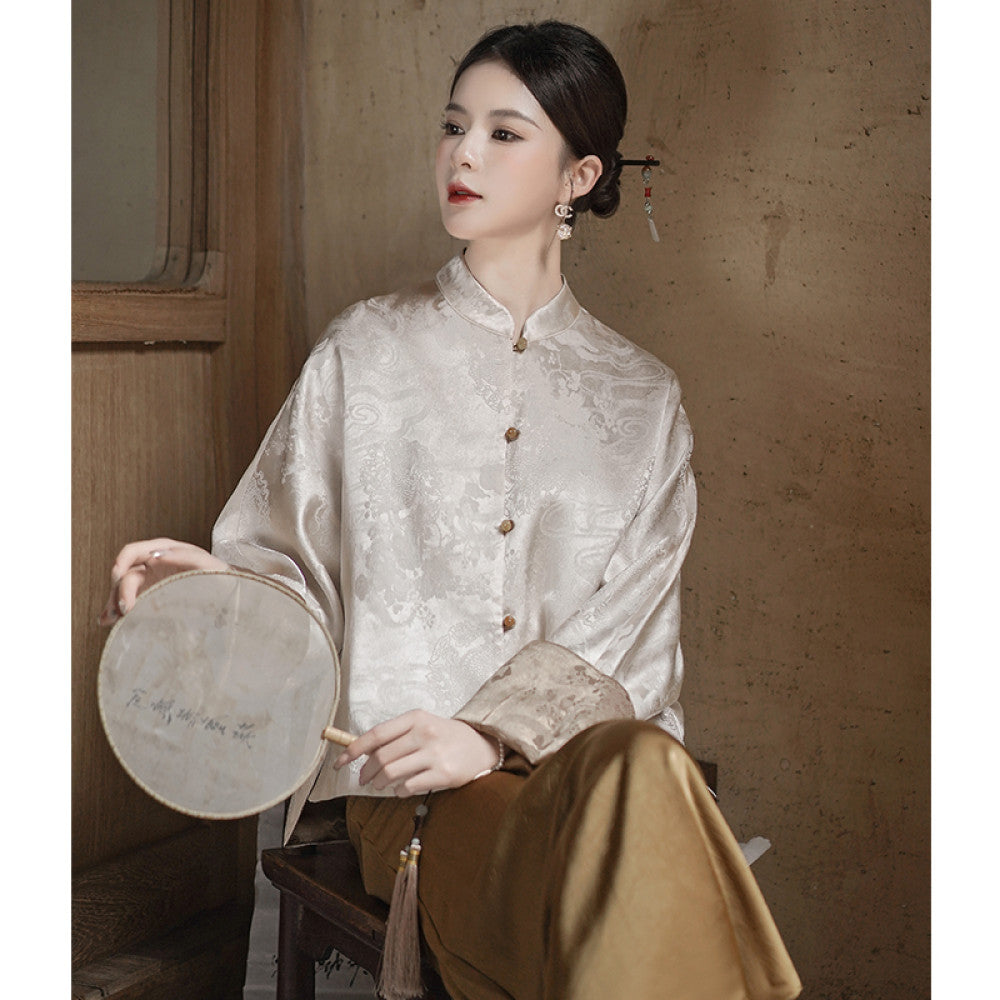 Longyun Double sided double wear new Chinese style high end national style jacket for women 2025 autumn new high end tops image 19