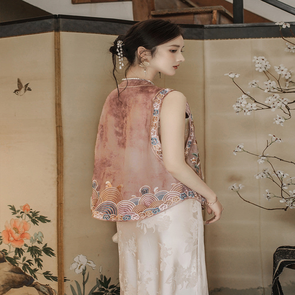 Ruyi New Chinese style Mulberry Silk National Style Vest Women s 2025 Summer New Style Retro Luxury Versatile Women image 5