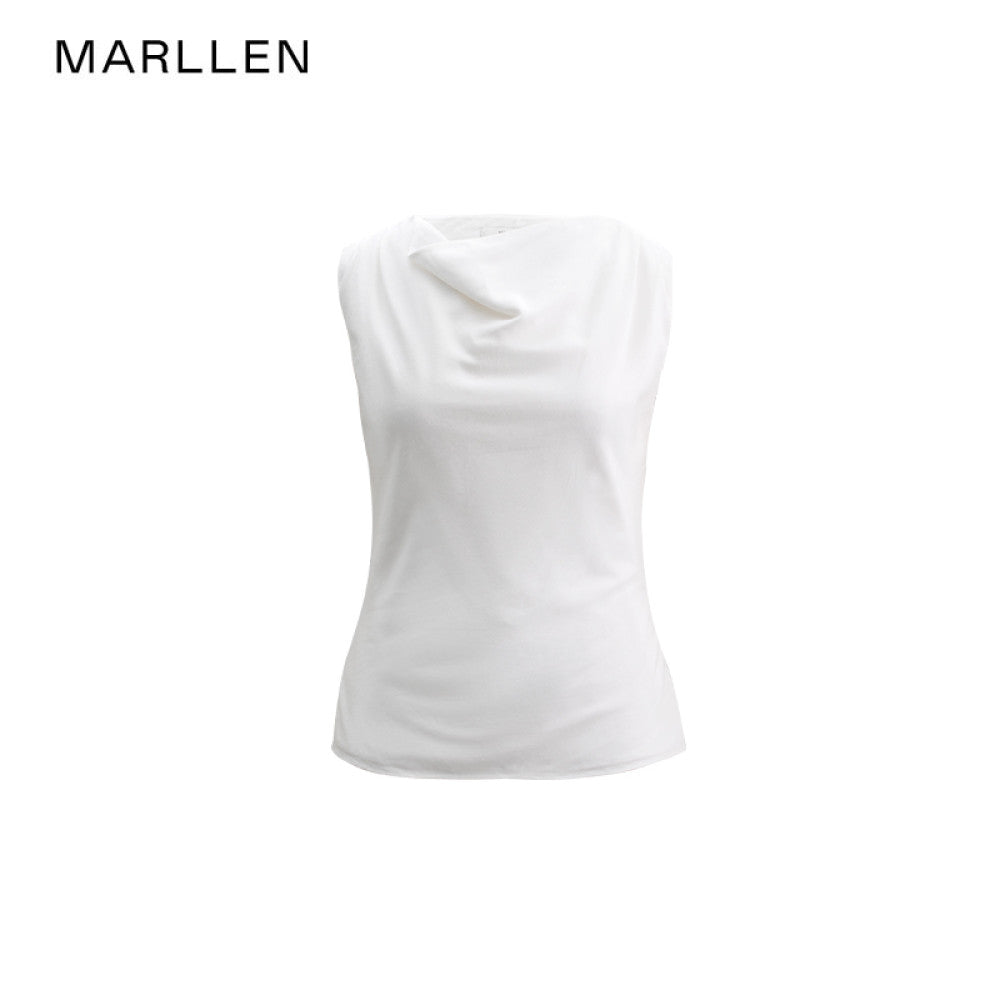 Marllen Breeze Narrative Vacation Elegant Style Pendant Swinging Neck Tank Top Flower Bud Half Skirt Set for Women Summer image 6