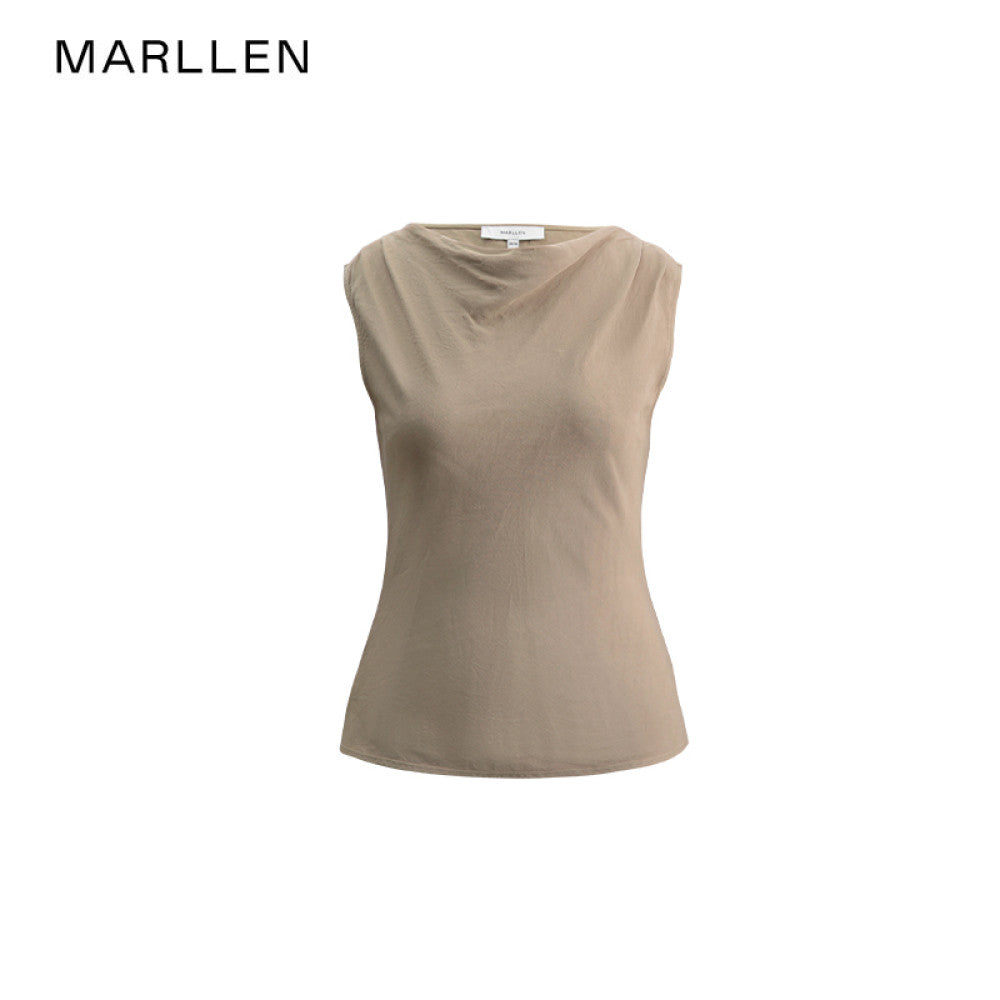 Marllen Breeze Narrative Vacation Elegant Style Pendant Swinging Neck Tank Top Flower Bud Half Skirt Set for Women Summer image 29