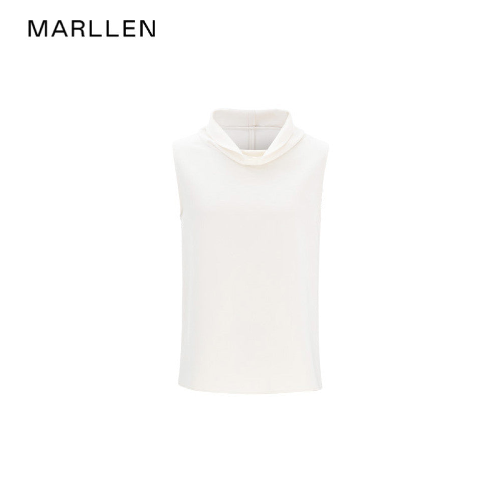 Marllen Flowing Light Dream Niche Non collision Set Swinging Collar Sleeveless Top Casual Pants Commuter Set Women image 75
