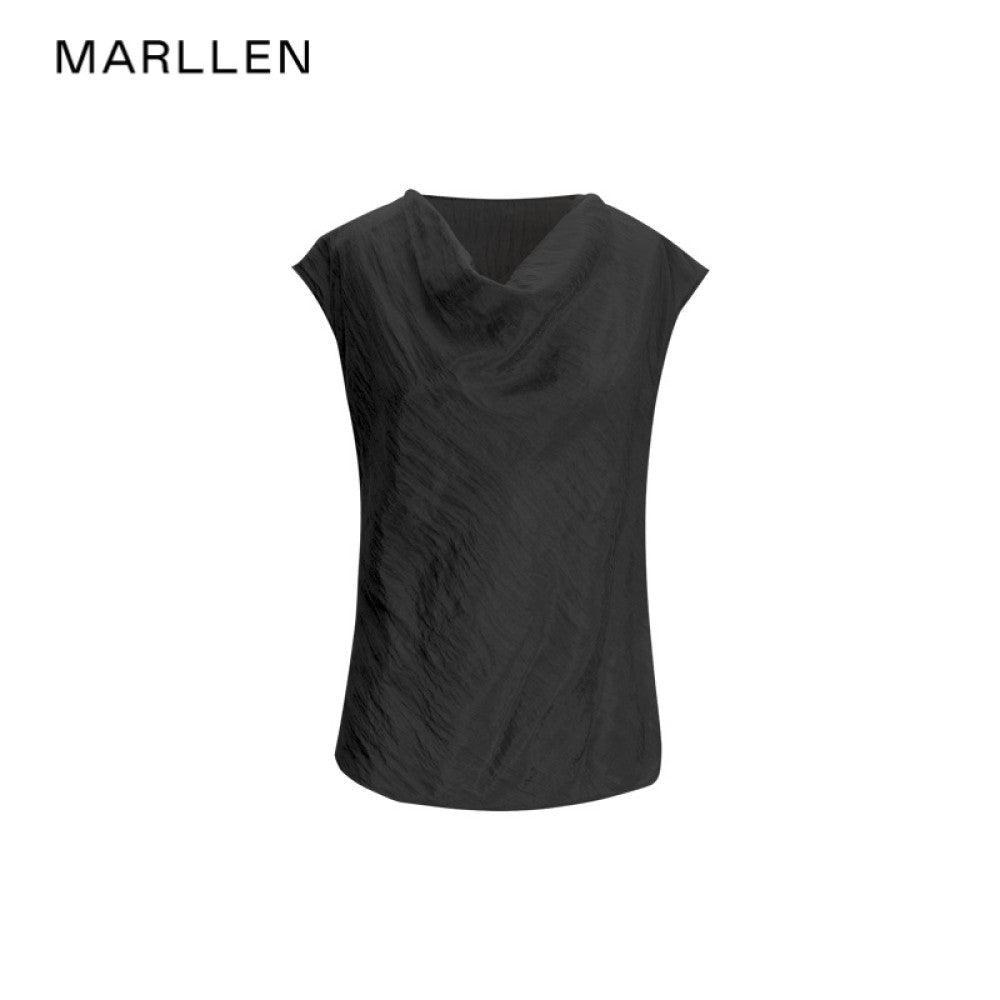 Marllen Elegant Light Suit Lazy Commuter B in Light Loose Suit Swing Collar Top Wide Leg Pants Set image 82