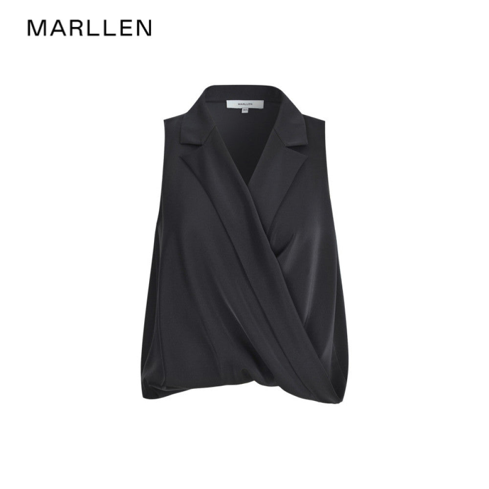 Marllen Night Charm Fashion Environmental Protection Anti Wrinkle Pendant Stylish Sleeveless V neck Suit Tank Top Pants Set image 5