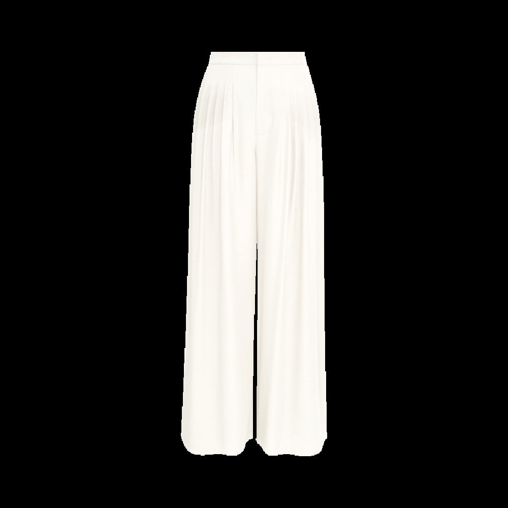 Marllen new Chinese style slightly swing collar Tencel shirt wide leg pants suit women summer image 48