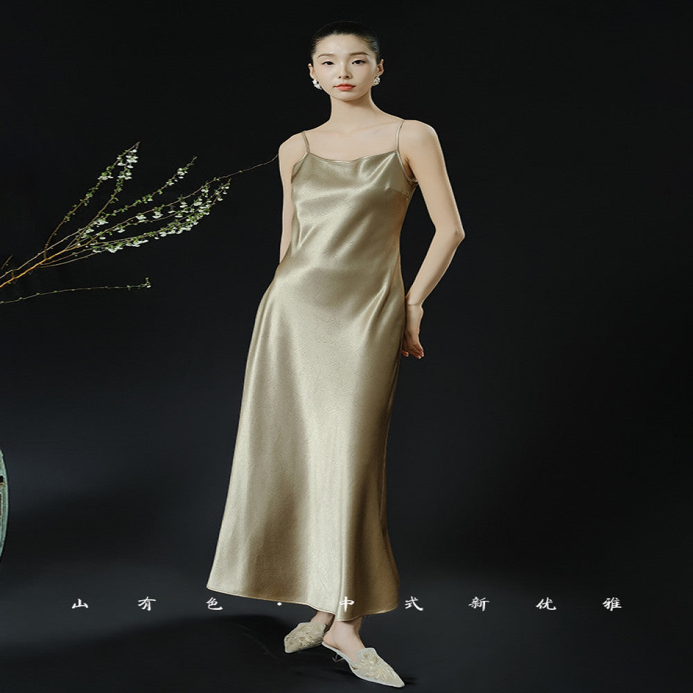 Mountain colored twilight Chinese style new embroidered top with sun protection cover high end silk embroidered top image 21