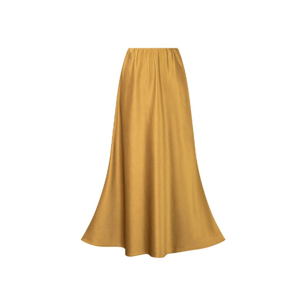 Wuyan Yihe Night Dew Floating Gold New Chinese Original Gold Thread Silk Embroidered Top Silver Silk Acetate Half Skirt image 14