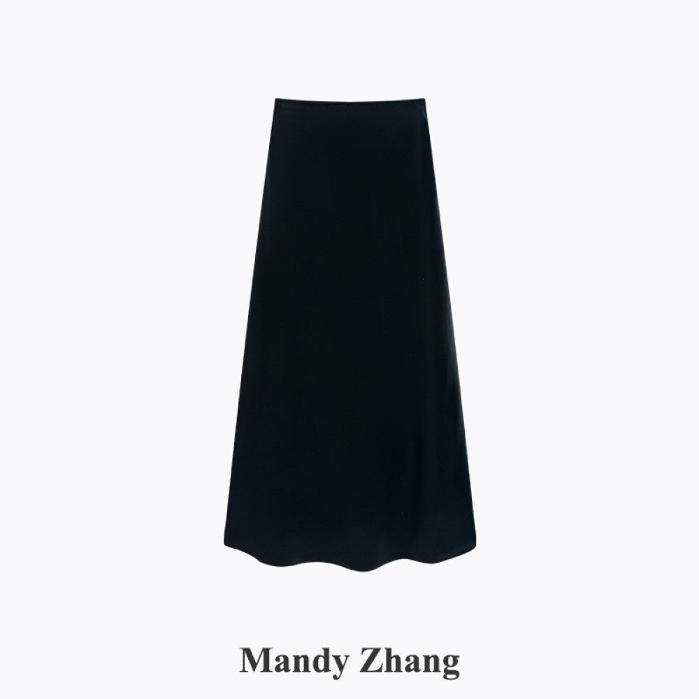 Mandy Zhang a celebrity and mermaid is a heavyweight acetate satin pink fish tail skirt for women image 37