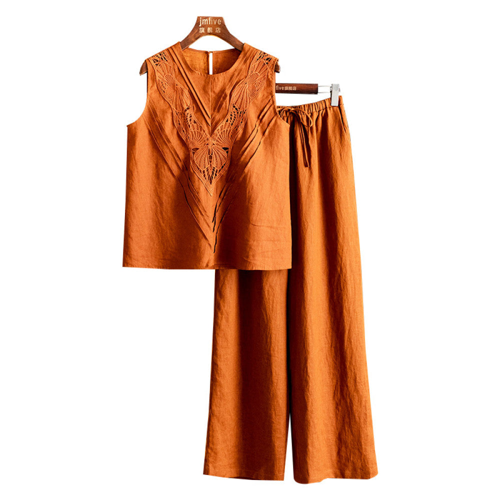 ASAYA4677 β Terra Lace Linen Set ππ€