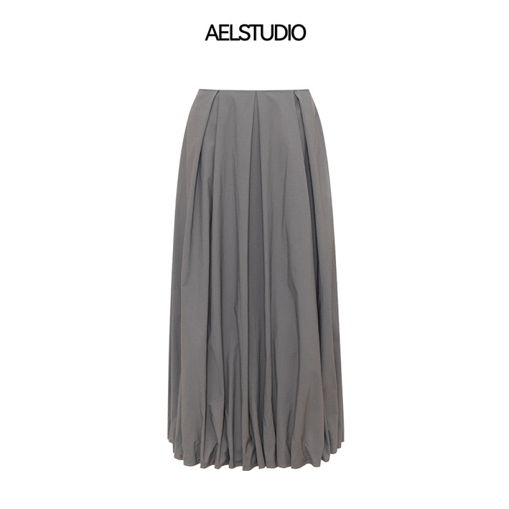 AEL Original French Style White Half length Skirt for Women 2025 New Autumn Edition Elegant Flower Bud Skirt Design image 18
