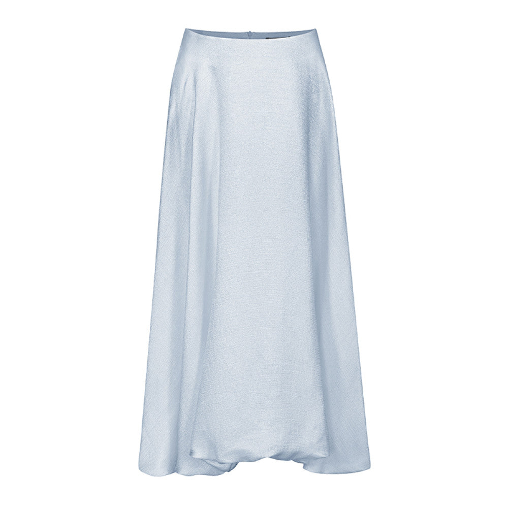 Classic Wardrobe AEL Original Flowing Satin High Waist Skirt for Women 2025 Autumn Water Mother Skirt Pink Flower Bud Skirt image 68