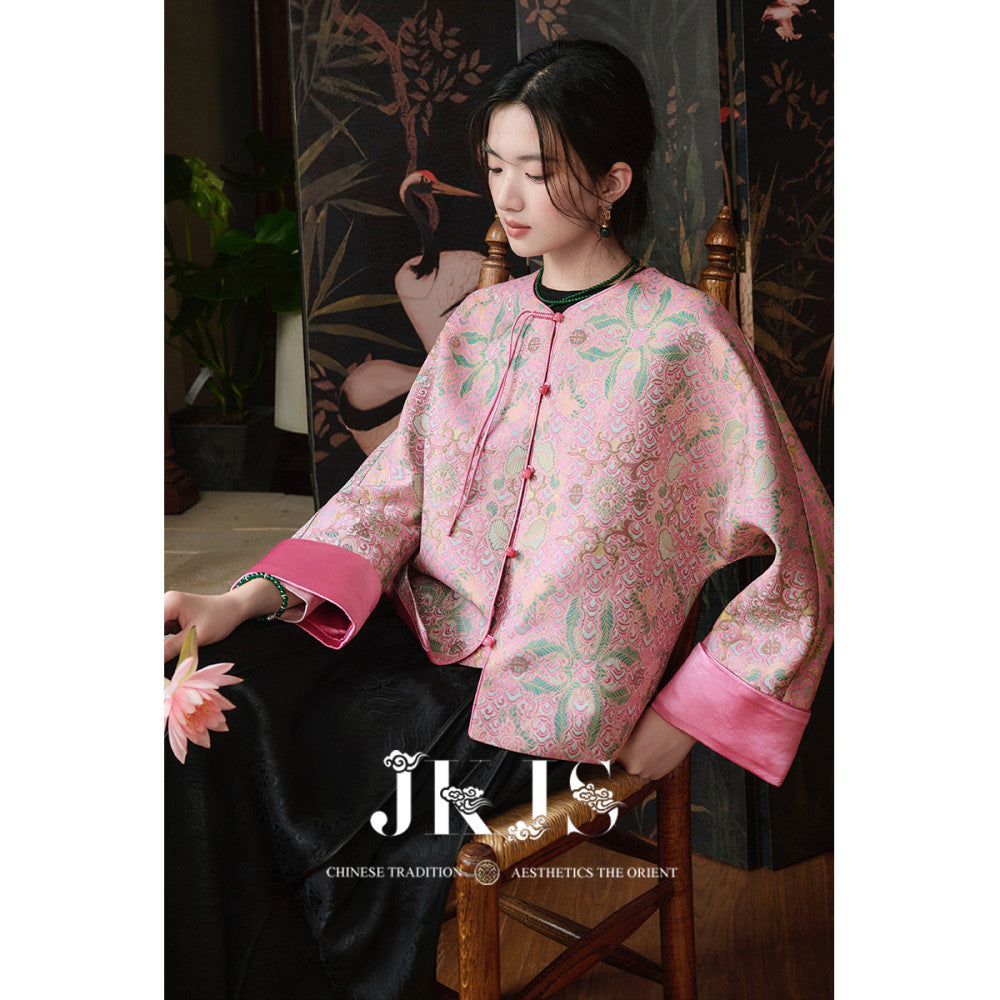 JKJS Butterfly Dream You National Style Customized Jacquard Jacket Spring and Autumn 2025 New Chinese Style High end Top for Women image 30