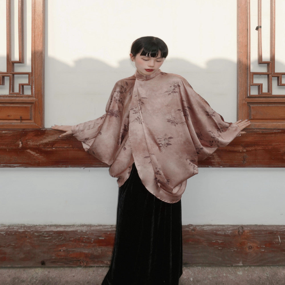 Srose Yunya Retro Loose New Chinese Style Elegant National Style Top Design Women s Clothing 2024 New image 2