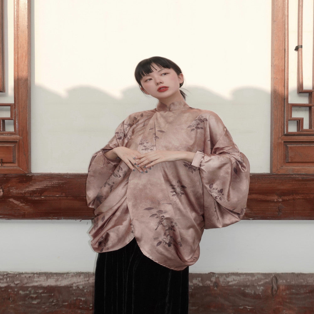 Srose Yunya Retro Loose New Chinese Style Elegant National Style Top Design Women s Clothing 2024 New image 6