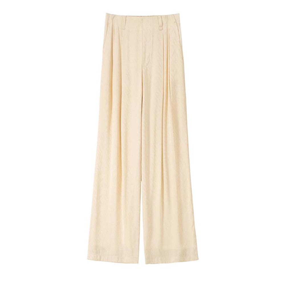 Zebra Light and Shadow ROSELINGLING Zebra Pattern Bare Feel Comfortable Wrinkle Pair Fashionable Air Wide Leg Pants image 15