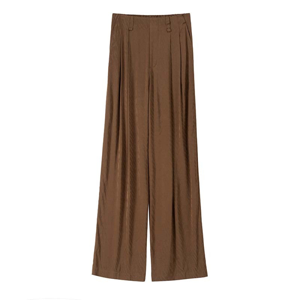 Zebra Light and Shadow ROSELINGLING Zebra Pattern Bare Feel Comfortable Wrinkle Pair Fashionable Air Wide Leg Pants image 23