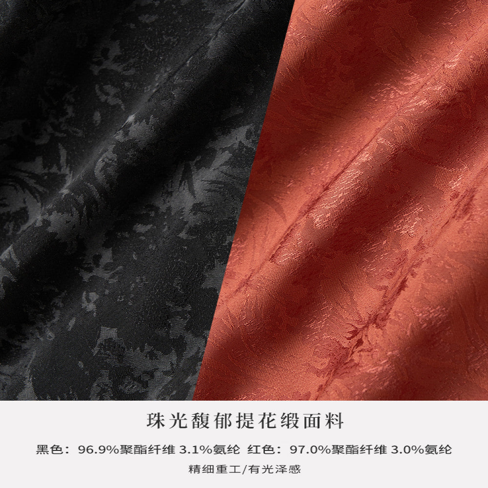 Since then the new Chinese style long sleeved dress autumn and winter engagement toast cheongsam skirt red dress skirt female winter image 5