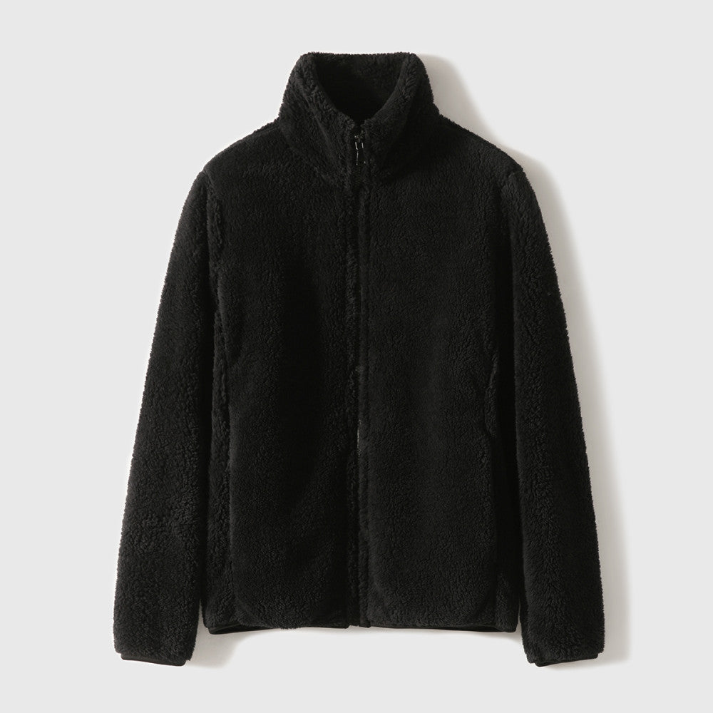Explosive welfare prices Hand in N pieces close your eyes Flat Teddy Stand up Long Fleece Shake Fleece Coat image 60