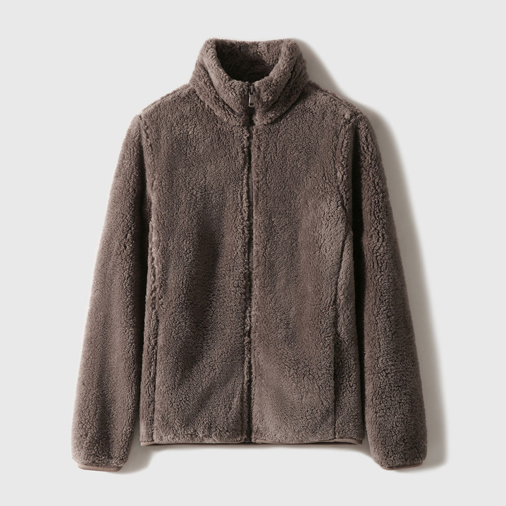 Explosive welfare prices Hand in N pieces close your eyes Flat Teddy Stand up Long Fleece Shake Fleece Coat image 92