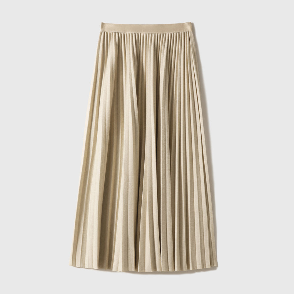 Xiaohan Ge Edinburgh Place velvet soft touch heavy folding A line skirt 25 year autumn new image 12