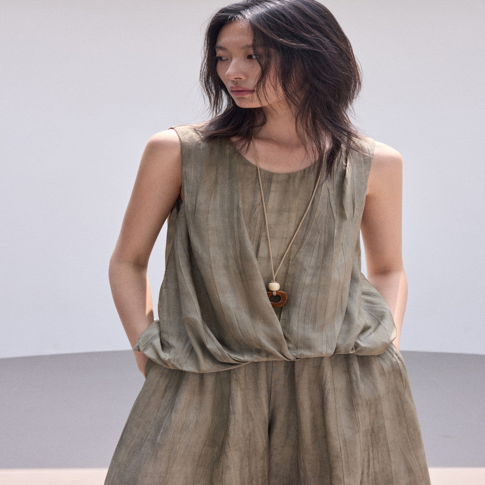ASAYA4696 – Draped Rayon Set 🌿☀️