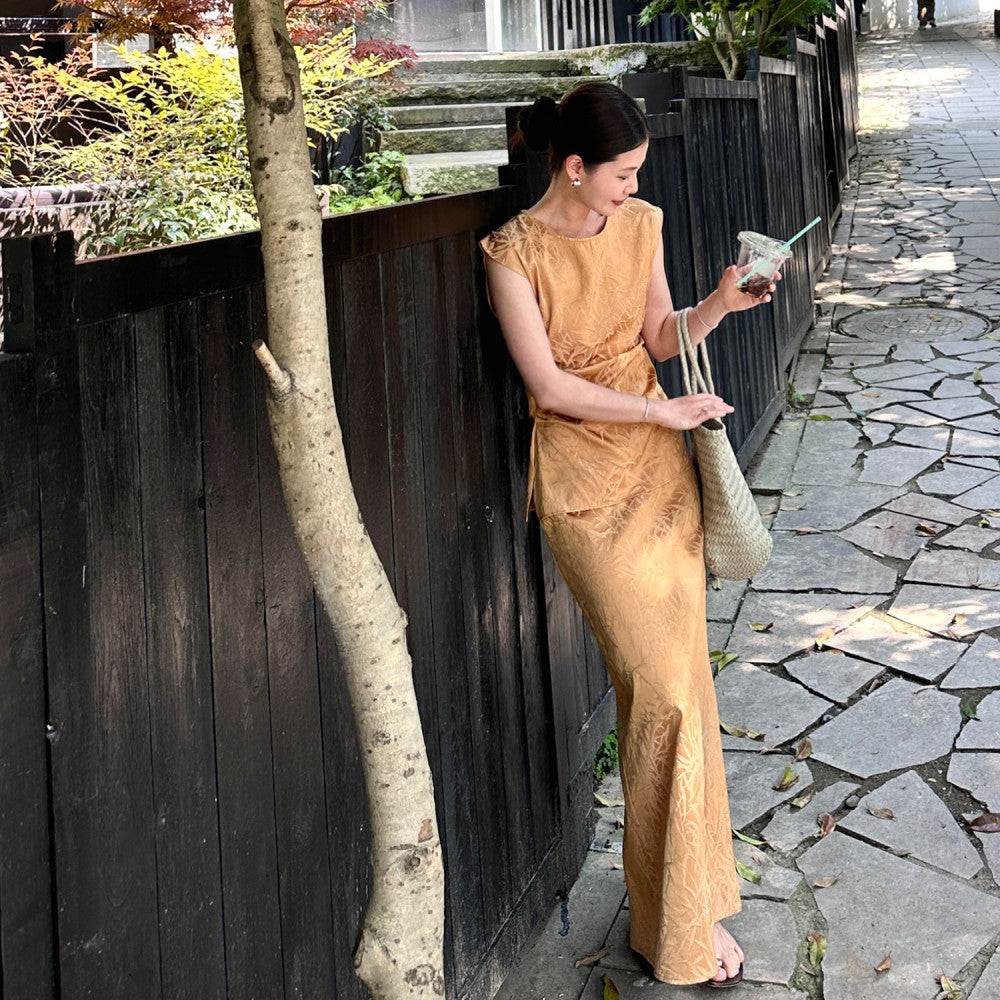 ASAYA-3827: Bamboo Shadow Two-Piece Suit ✨