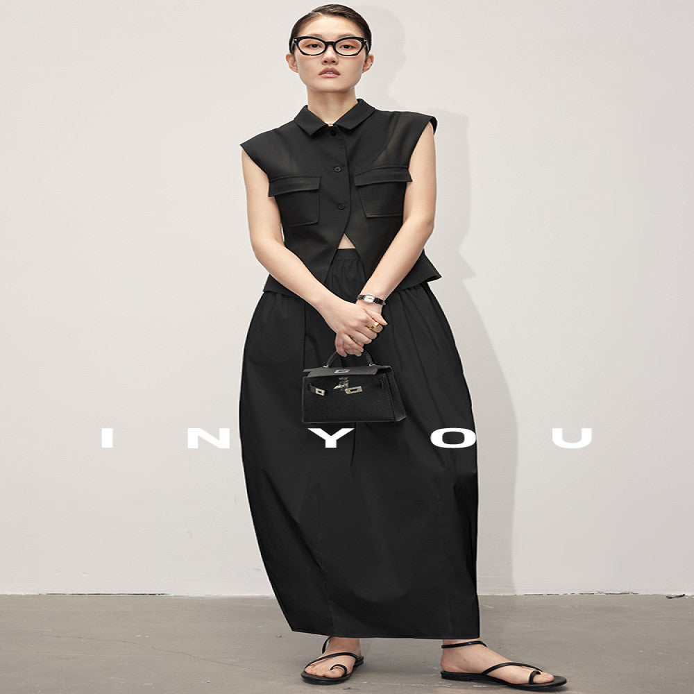 Due to the white floral bud skirt with a high waist and slimming effect the A line midi skirt is suitable for summer women with a French style Hepburn mid length umbrella skirt image 2