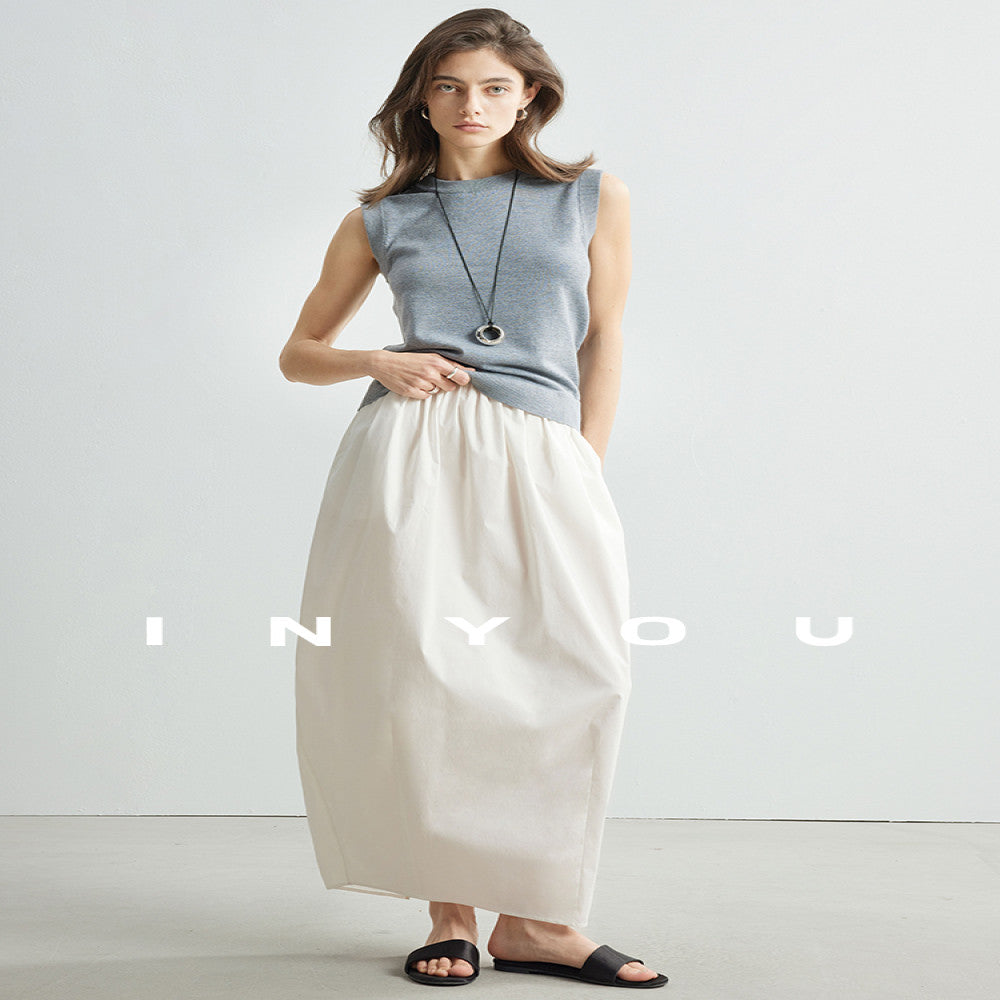 Due to the white floral bud skirt with a high waist and slimming effect the A line midi skirt is suitable for summer women with a French style Hepburn mid length umbrella skirt image 3
