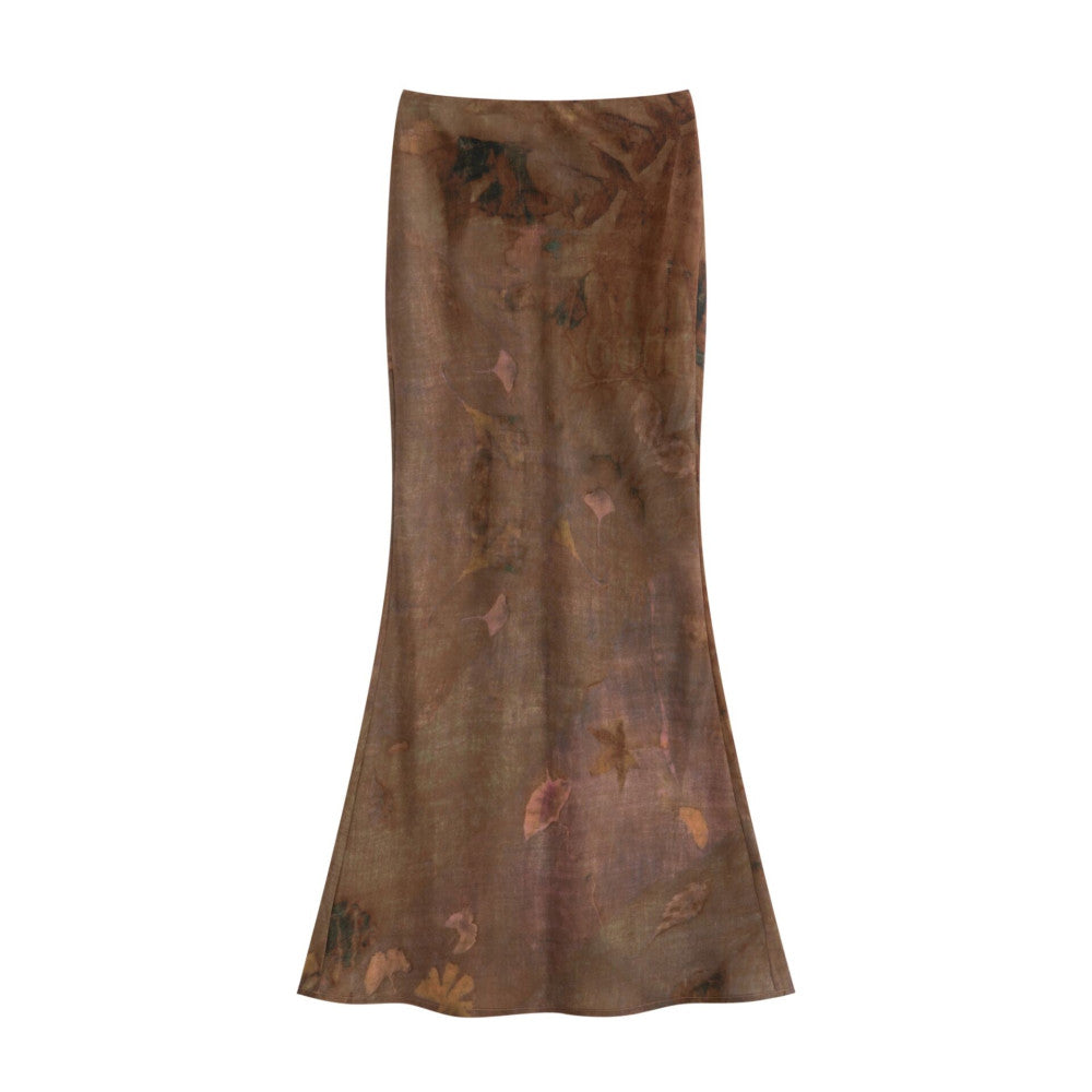 Colorful V neck design with a sense of Chinese style new Chinese style top high waisted skirt set for women s summer two piece set with three views image 28