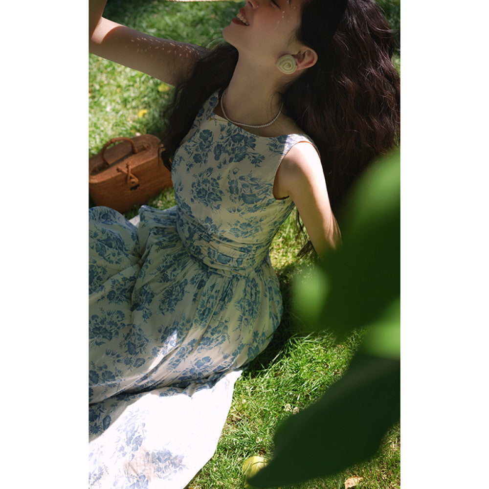 ASAYA-3776 Retro Floral Summer Elegance Dress🌸❤️