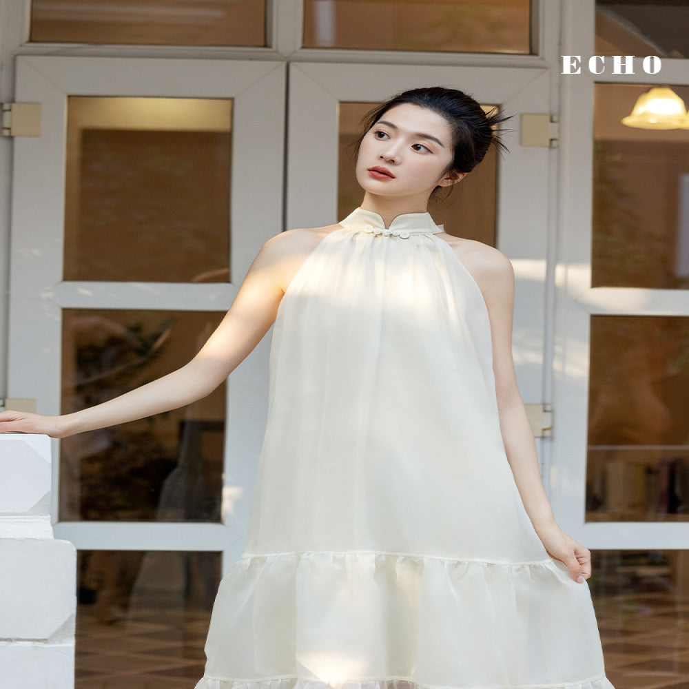 echo bridal bridal morning gown Wenying new Chinese style engagement dress wedding daily cheongsam light wedding dress image 2