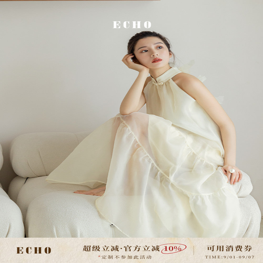 echo bridal bridal morning gown Wenying new Chinese style engagement dress wedding daily cheongsam light wedding dress image 0