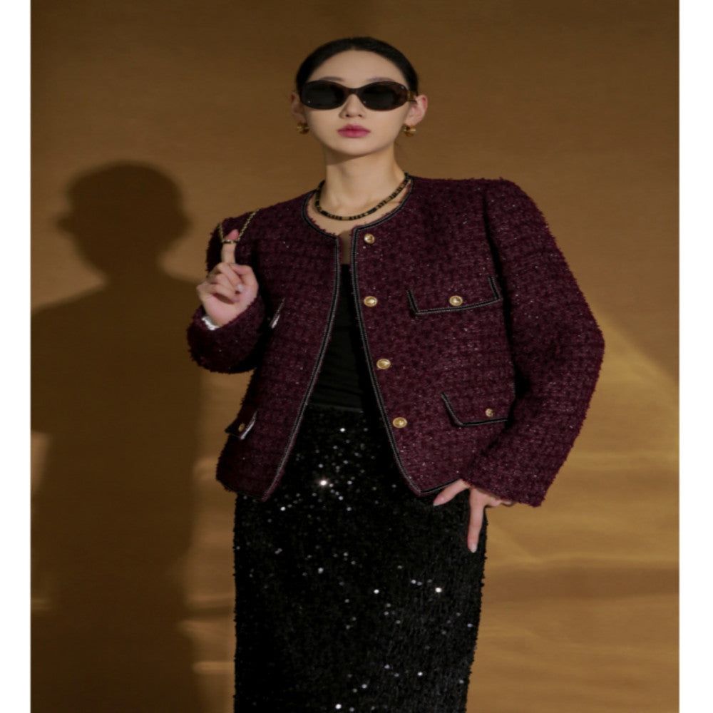 ASAYA3700 : French High grade button braided chanel style jacket