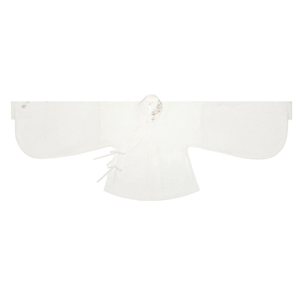 Shanggong Language Egret from Yizhou Ming Dynasty Hanfu Imitation Makeup Flower Embroidery Square Collar Double Collar Complementary Clothing Cross Collar Coat Horse Face Skirt Spring and Autumn image 9