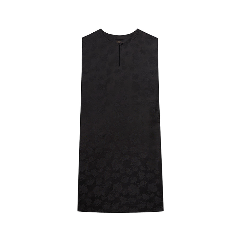 ASAYA3633 Straight cut sleeveless short dress