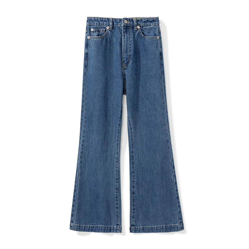 Spot Efficient Queen Fashionable Street Denim Suit Vest Top Straight leg Slightly Flared Wide leg Jeans image 17