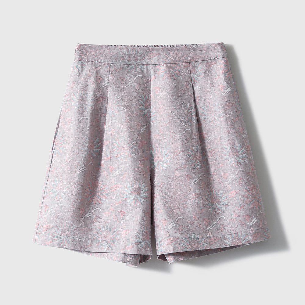 Summer cool transparent non permeable flesh Bubu Shenglian Lotus different color radish 100 pure mulberry silk new Chinese style image 40