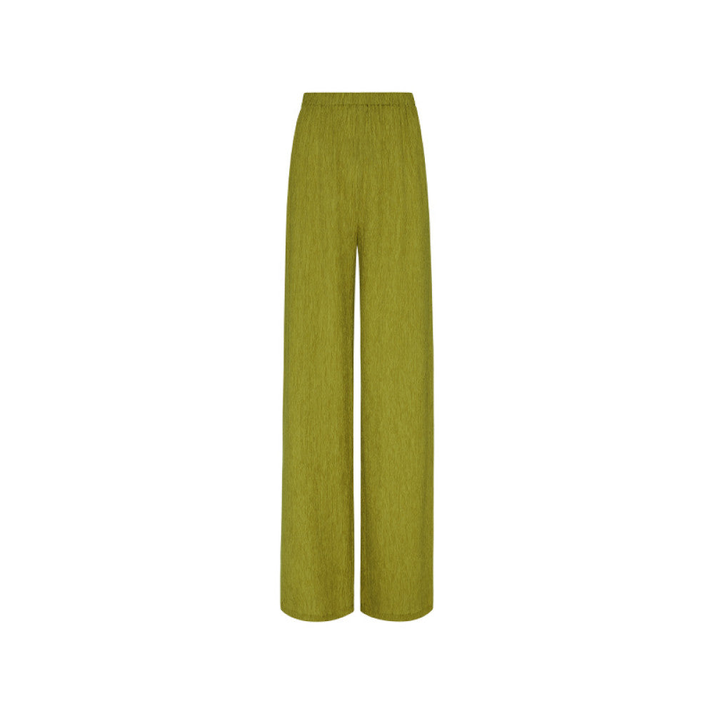 Lyocell pleated pants naivee straight leg casual pants for women in summer loose lightweight high waisted and hanging feeling image 7