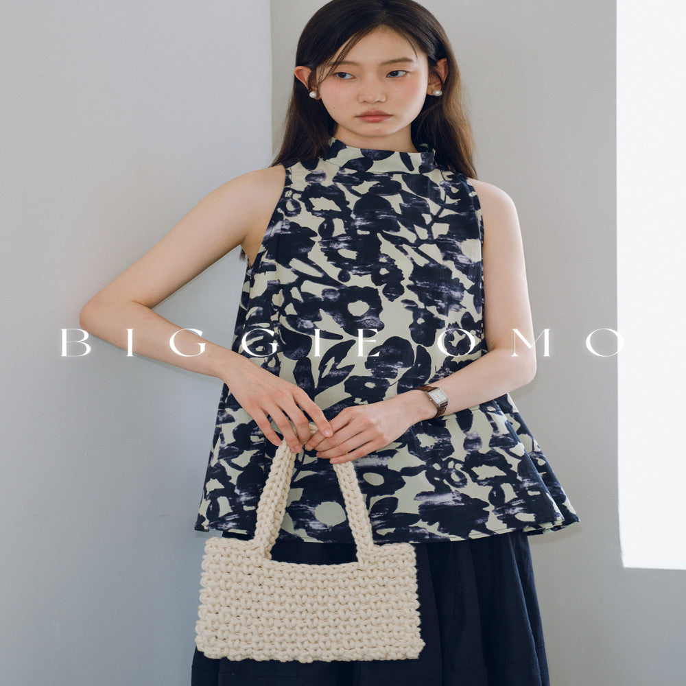 Biggie Omo bustling and cool comfortable for commuting hanging neck vest top for women image 3