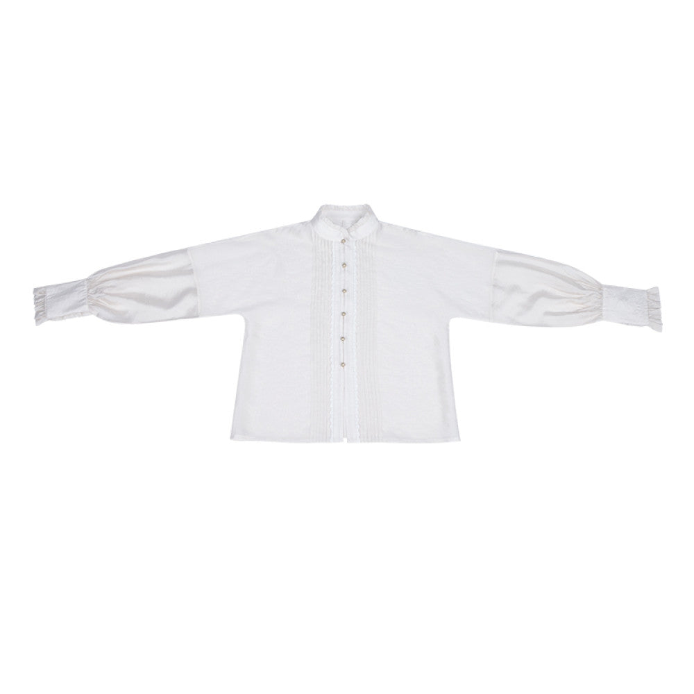 Dreaming of Pear Blossoms Chinese Style Original Gradient Embroidered Horse Face Skirt New Chinese Style Standing Collar Shirt Daily Hanfu Spring and Autumn Women image 19