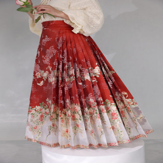 ASAYA3212 Qianli Jiangshan short horse-faced skirt