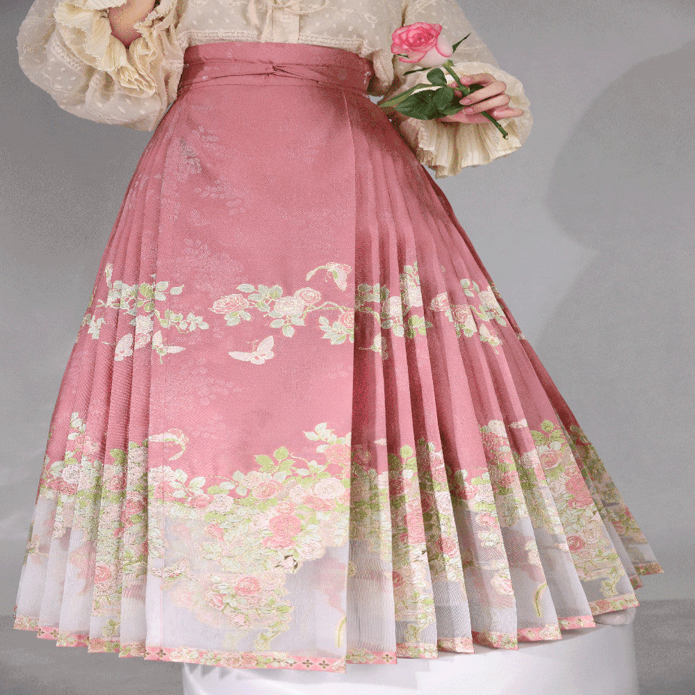 Rose Heart Language New Product Launch New Collection Preview Wedding Engagement New Chinese Red Horse Face Skirt image 78
