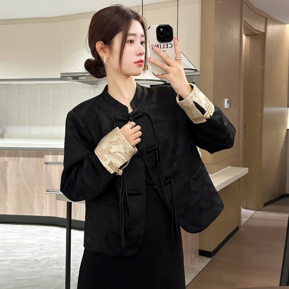 Versatile New Chinese style Small Fragrant Style Women s Suit 2025 Early Spring Light Chinese Style Retro Embroidered Short Coat Trendy image 32