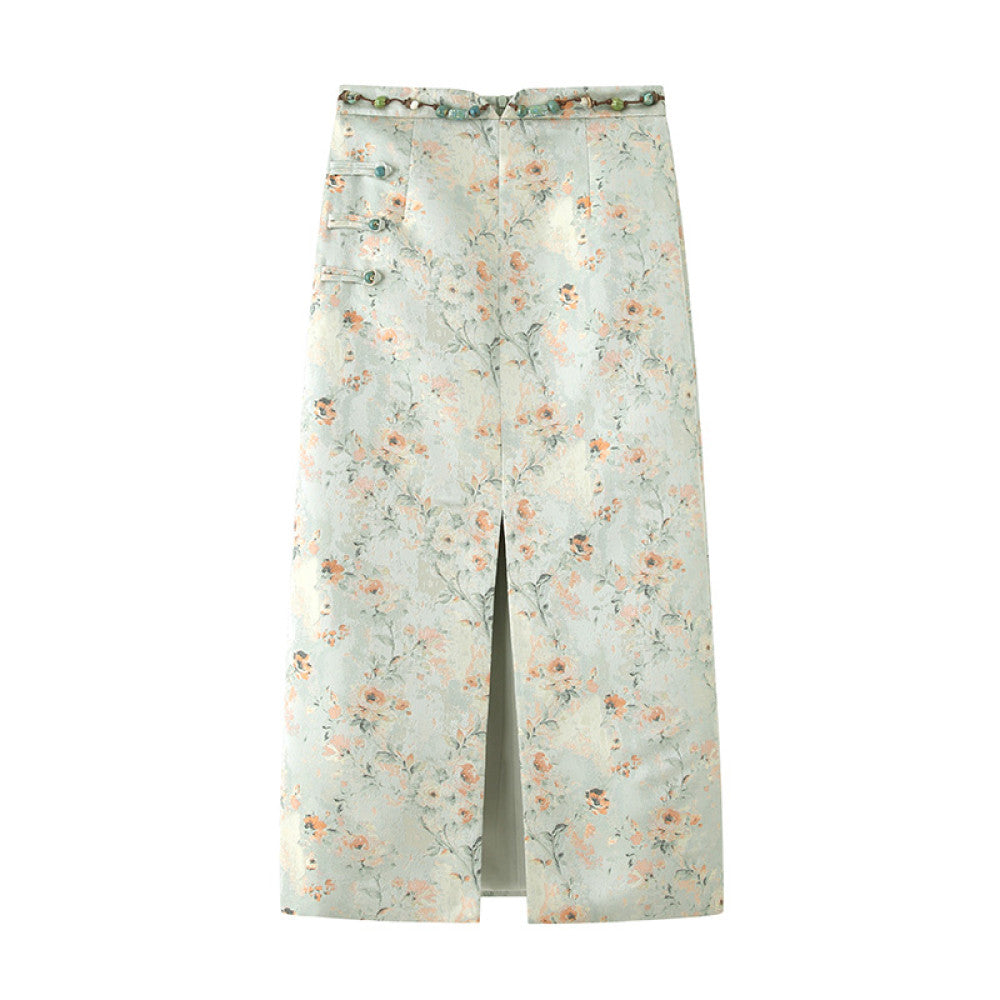 ASAYA3075 Huamanxi new Chinese style jacquard skirt
