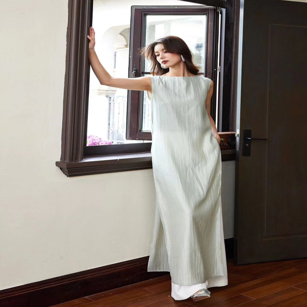 ASAYA4728 â Mint Breeze Sleeveless Set ðâĻ