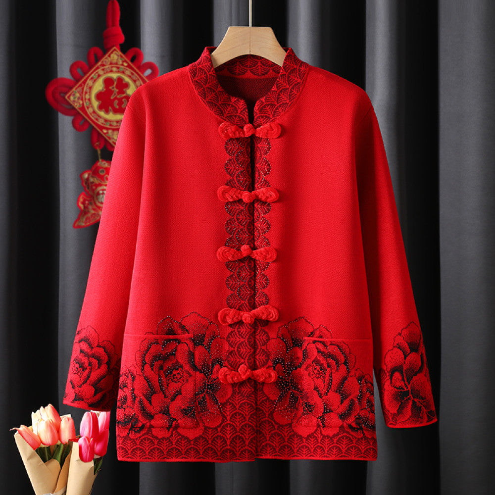 ASAYA2835 Tang suit retro buckle dress, grandma coat – ASAYA QiPao &  Chinese Fashion Store