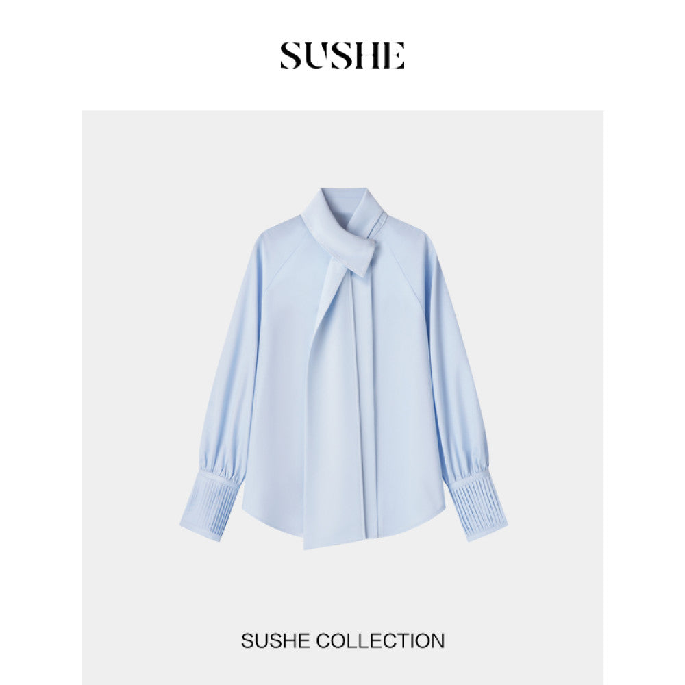 ASAYA4736 โ Ocean Breeze Silk Shirt ๐๐