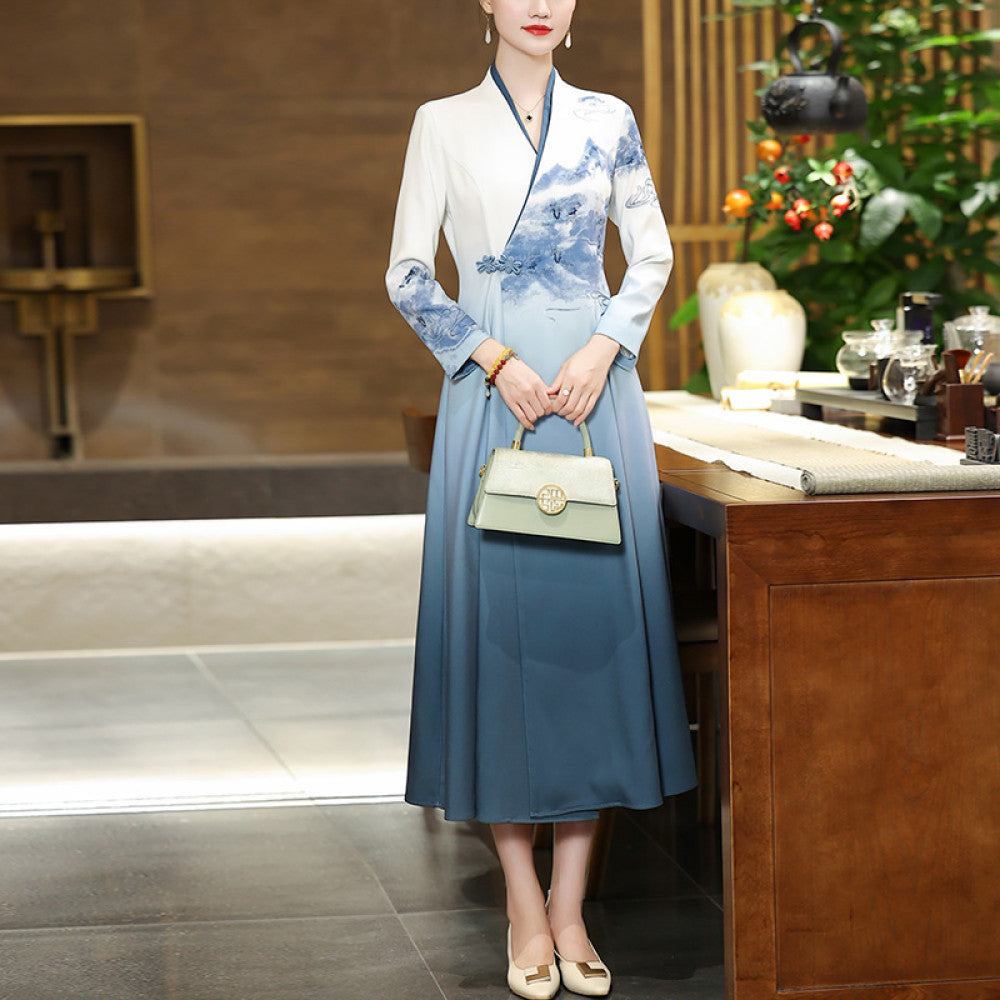ASAYA2802 Autumn and Winter Hanfu Improved Version Dress ASAYA QiPao & Chinese Fashion Store ASAYA2802 Autumn and Winter Hanfu Improved Version Dress ASAYA QiPao & Chinese Fashion Store