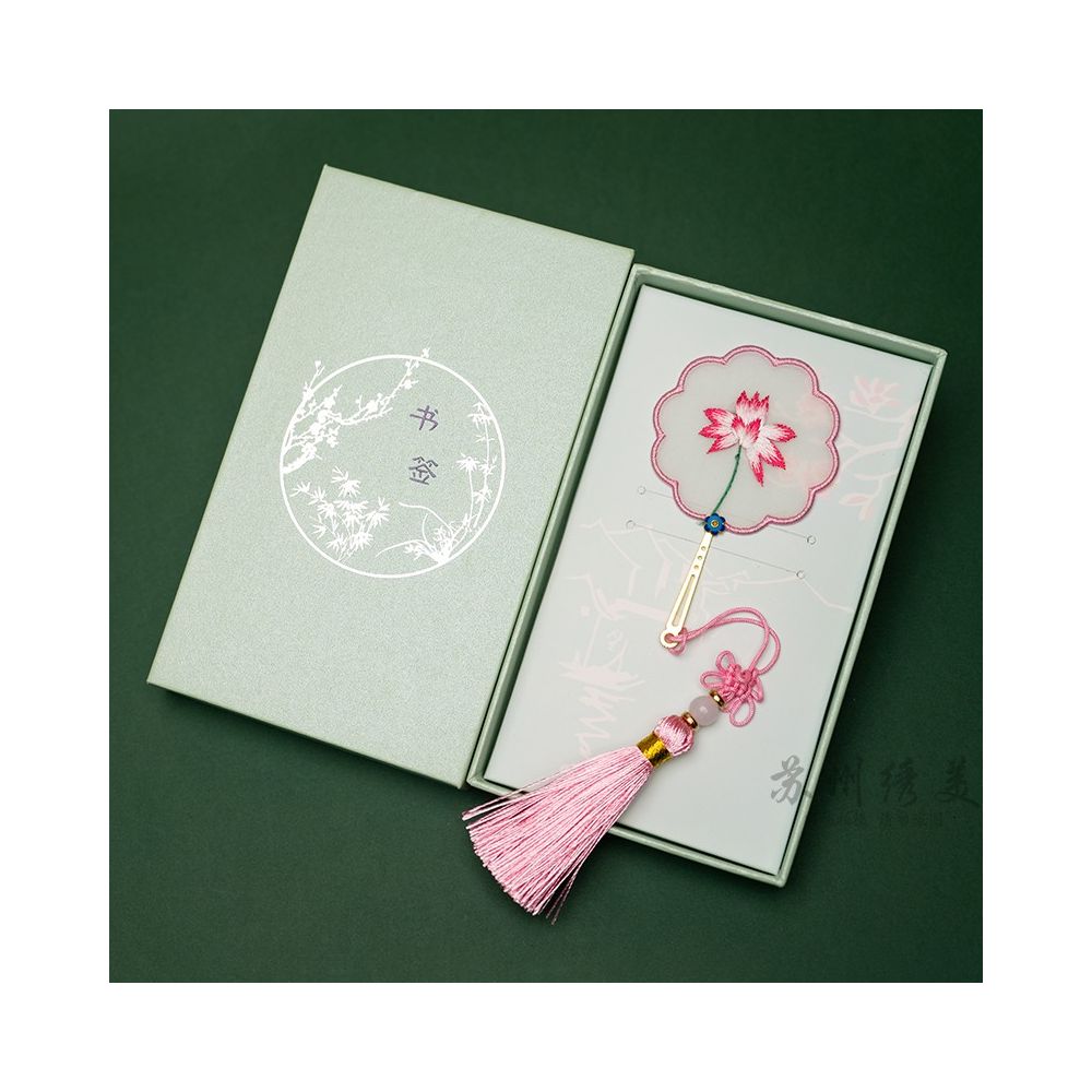 Suzhou Embroidery Handmade Double sided Embroidery Bookmark with Chinese Style Characteristics Suzhou Embroidery Art Gift for School Season Teacher s Day Gift image 24